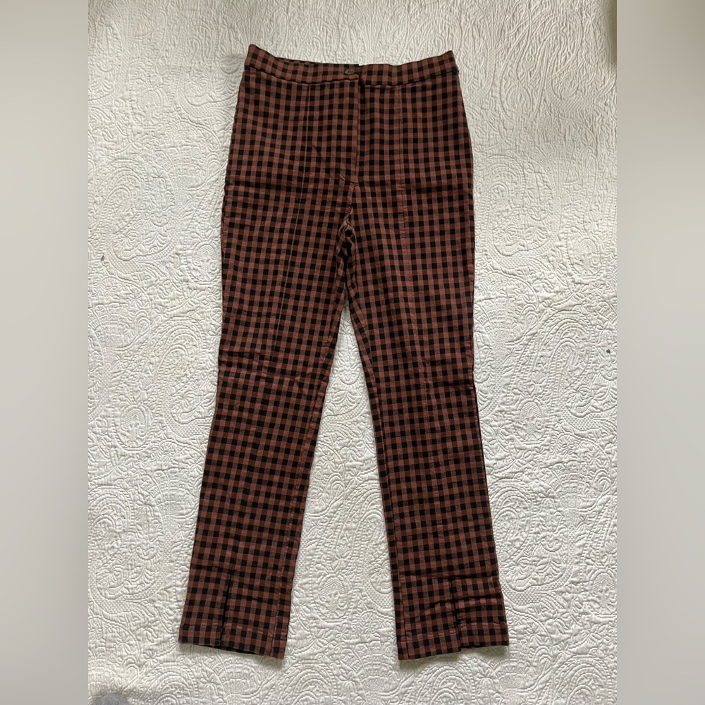 Urban Outfitters Women’s dress or casual pants - pink & black checkered - size 6